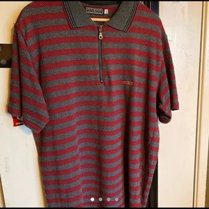 Vintage guess zip up polo shirt